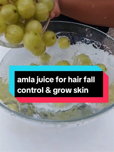 Amla Juice for Hair Fall Control and Skin Growth