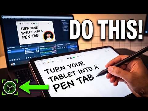 Mobile और Android Tablet को लिखने वाले Writing Pad की तरह OBS में कैसे इस्तेमाल करें?