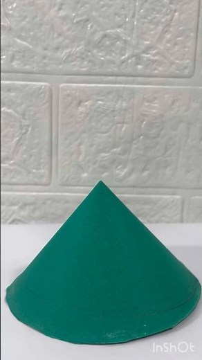 How to make 3D paper cone