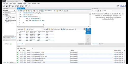 #sql #mysql #databasedesign #learningbydoing #techjourney #projects | Laxmiprasanna devulapally