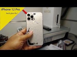 iPhone 12 Pro Back Glass Replacement | with laser machine