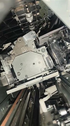 What happens inside a photocopier finisher? #office #machinery #mechanism