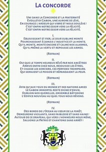 Hymne National du Gabon et La Concorde