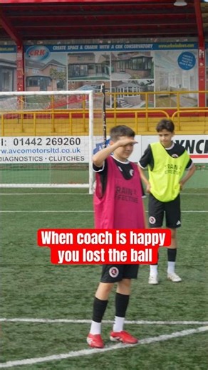 When Coach Is Happy You Lost The Ball