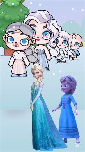 Evolution of Frozen in Avatar World #avatarworld #tocalifeworld #pazu #trending #fypシ #shorts