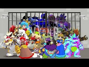 5 Dark Bowsers Take The Service Elevator/Arrested/Grounded