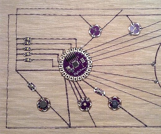 LilyPad Arduino Sensor Demo Mat
