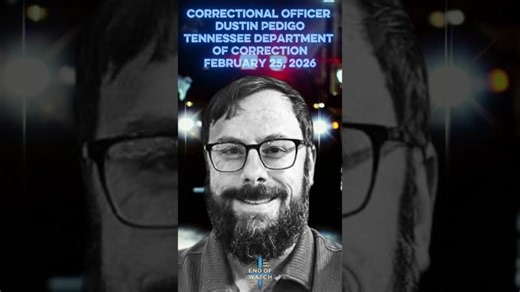 Correctional Officer D. Pedigo, Tennessee Department of Correction, EOW Feb/25/2026 | Matthew Hall, CISSP, CHFI