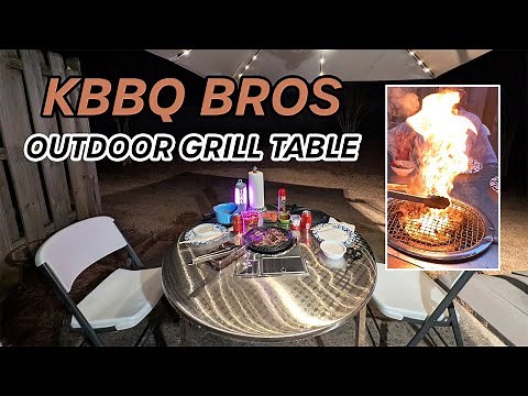 Korean BBQ Grill Table At Home! Outdoor Gas & Charcoal Cooking Setup | Honest Product Review 🔥