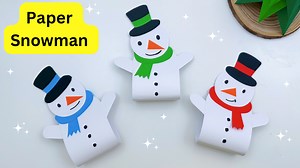 7.9K views · 33 reactions | Origami Snowman | Paper snowman | Easy...