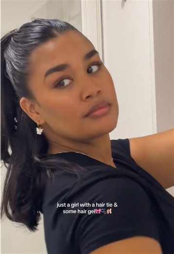 Cute Sleek Back Hairstyle with Redken Hair Gel