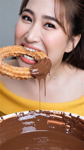 Churros Chocolate Dessert Overload Mukbang ASMR