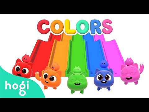 Learn Colors with Ninimo and Slide! | Kids Learn Colors | Pinkfong Hogi