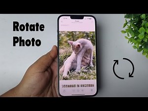 How to rotate photo in iPhone