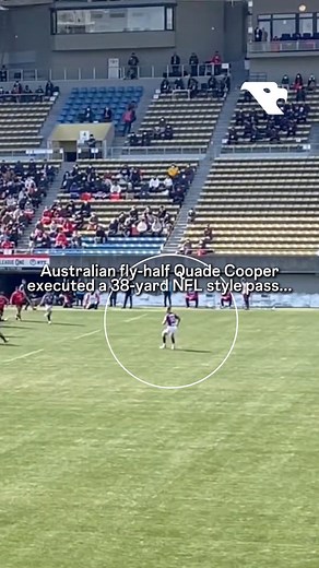 246K views · 2K reactions | Quade Cooper showing off his NFL skills in rugby ‍#Rugby #NFL #QuadeCooper | Rugby Mavericks | Facebook
