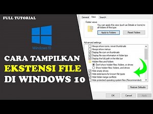 Easy Ways to Show File Extensions on Windows 10