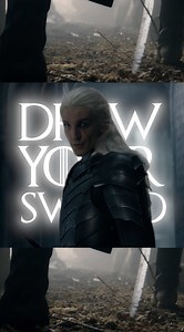 Draw your sword. #HOTD | House of the Dragon