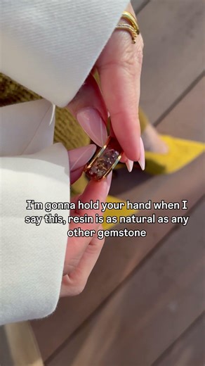 It actually begins as tree sap, the natural life force a tree releases to heal and protect itself.