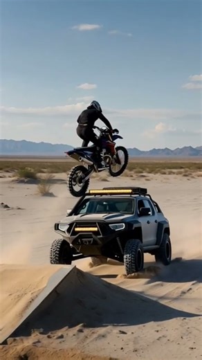 Epic Motorcycle Jump Over Off-Road Truck | Extreme Stunt!