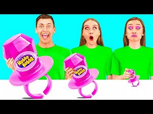 Wyzwanie Małe vs Średnie vs Duże | Zabawne Sztuczki Kulinarne od PaRaRa Challenge