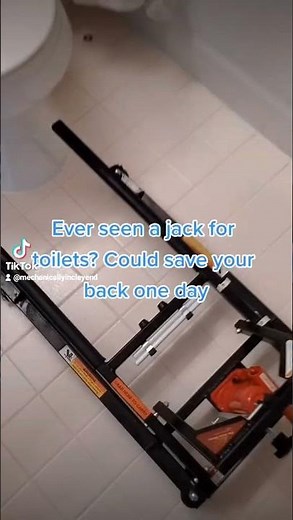 Toilet master jack #shorts How to lift a toilet.