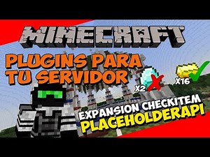 PLUGINS para tu SERVIDOR de Minecraft - Verificación de Items (Expansión CHECKITEM PlaceholderAPI)