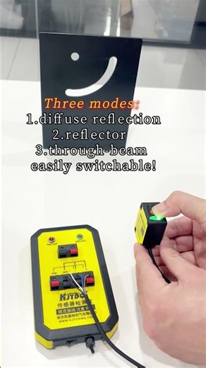 KJT diffuse reflection photoelectric sensors – solve inspection challenges easily! Follow for more!