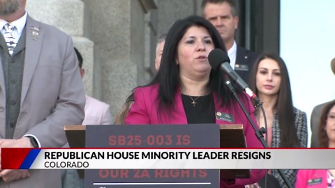 Colorado Republican house minority leader resigns