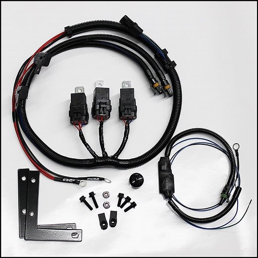 1999-2002 Full Size GM Truck Dual Fan Conversion Kit PCM of NC