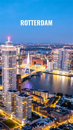 Rotterdam in 4K | A City of Modern Architecture | The Netherlands
