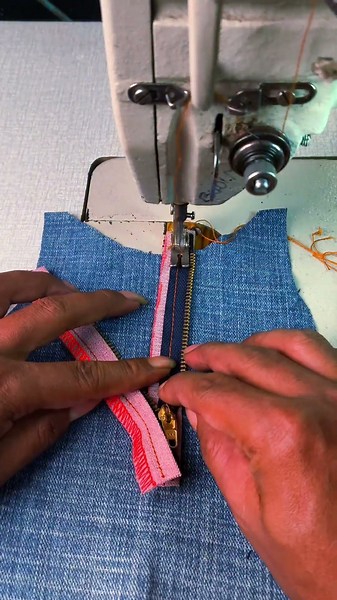 Membuat resliting belahan variasi sangat mudah di pelajari #sewing