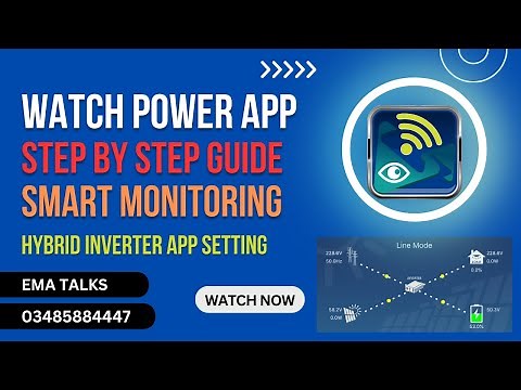 Step-by-Step Solar Monitoring Guide By WatchPower App.