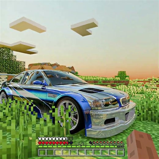 BMW IN MINECRAFT MOD | #edit #blender #blender3d #bmw #car #caredit #bmwedit #bmwcar #3d