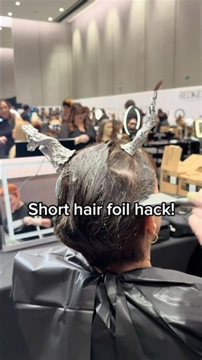 Alien Antennas? No, Just the Ultimate Short Hair Foil Hack! 👽