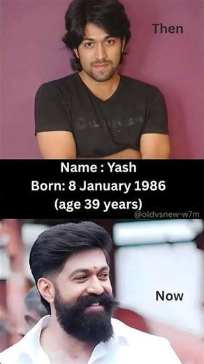 Yash Evolution | Early Career to Latest Look | Old vs New#Yash #OldVsNew