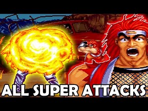 Aggressors of Dark Kombat All Super Moves 1994 SNK Arcade