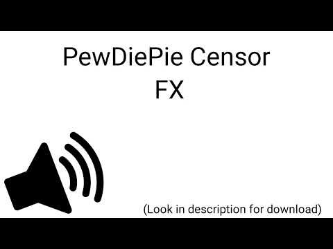 HD - PewDiePie Censor Sound Effect