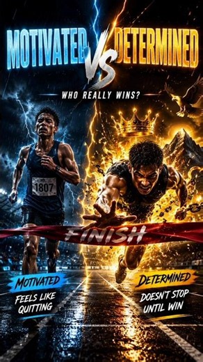 The Difference Between Motivated To Win vs Determined To Win | Motivation Short