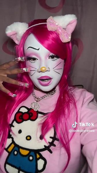 #hellokitty #cosplay #makeup #sanrio #fyp | makeup