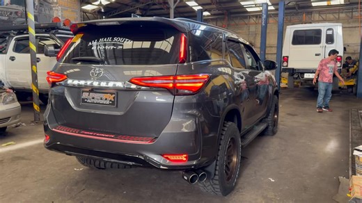 Hks Full Exhaust System with Dual Carbon Filber Tip for this Toyota Fortuner! 🔥🔥🔥 Genuine HKS Legamax Exhaust System available on hand. Because a Proper Exhaust System is important to keep your rigs in Peek Performing Condition. 👌👌👌 Also available on Hand for Ranger, Raptor, Navara Np300, Navara Pro4x, Hilux, Everest and Fortuner! More vehicle applications to come. Grab yours now and avail of our free professional installation! 👍👍👍 Visit us @ any of our 2 branches: Pyeza Parts Depot Inc