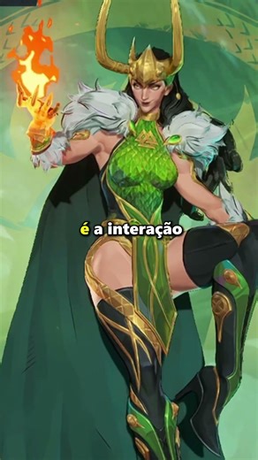 Interação da Lady Loki com o Hulk no Marvel Rivals