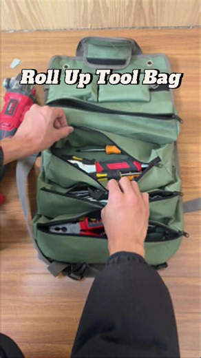 This Roll Up Tool Bag keeps all your tools organized, portable, and ready to go 🔧🔥 perfect for mechanics, DIY lovers, and anyone who hates messy tools—roll it up, grab it, and get to work 💪🛠️ tap to shop now and upgrade your setup today 🚀 #TikTokMadeMeBuyIt #ToolTok #DIYTools #GarageLife #MechanicLife
