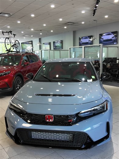Type R energy: loud, fast, unapologetic. #typer #civictyper #civic Manual transmission. Turbo power. Red interior. It’s built for drivers who want all the feeling available at White Plains Honda #WhitePlainsHonda #honda #red #manual