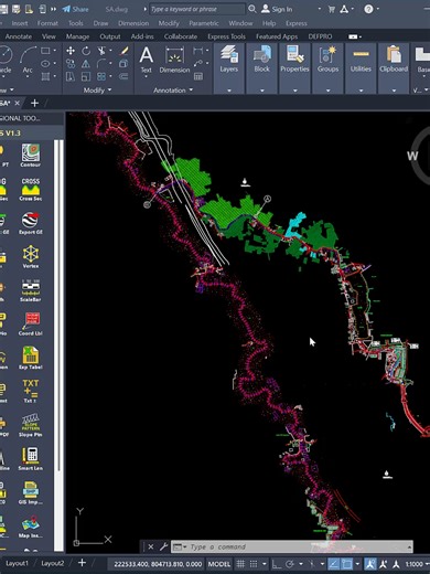 Cara cepat mengganti warna object di Autocad #Surveyor #tekniksipil #arsitek #drafter #architect #civilengineers #Autocad #autocadtutorial #defpro_plugins #Defprogroup
