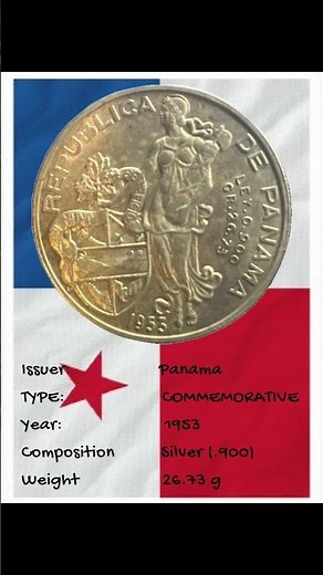 1953 Panama Silver Balboa 🇵🇦 | The Legendary “Panama Pill” 🪙