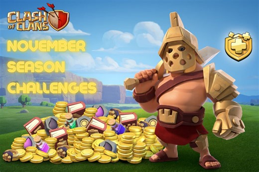 November Season Challenges in Clash of Clans: Information, perks, and more