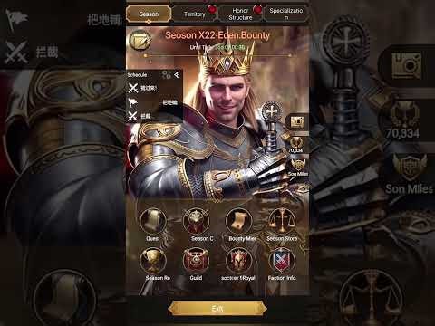 Rise of castles: Eden X22 -Map 4 - Securing Center west capital part 1 - Day 23 (24.02.2026)