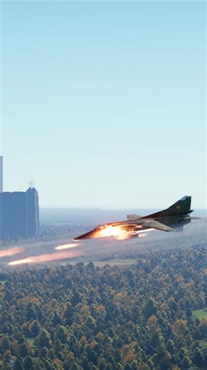 MiG-23 in action — missile launched toward enemy target.mp4 | BattleJet Zone