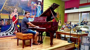 I played a little prelude before our casual piano concert (recital) for my piano students last night. | Jerald Simon