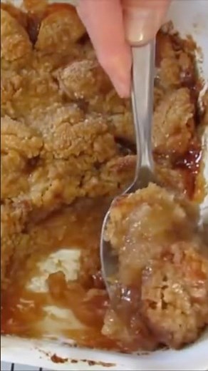 Homemade APPLE CRISP 🍏 So YUMMY 😋 #food #baking #apple #dessert #recipe #tutorial